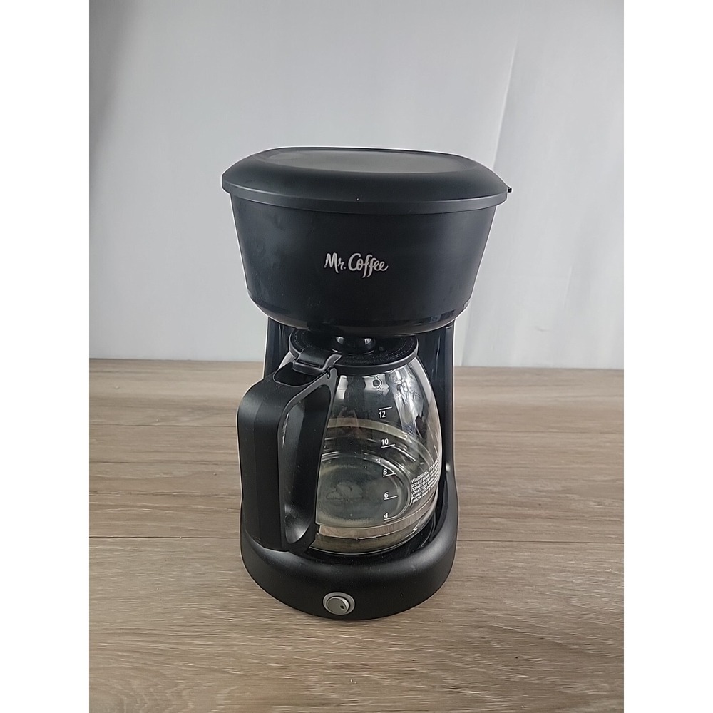 Mr. Coffee® 12-Cup Switch Coffee Maker, Black Auto Pause Removable Filter Basket